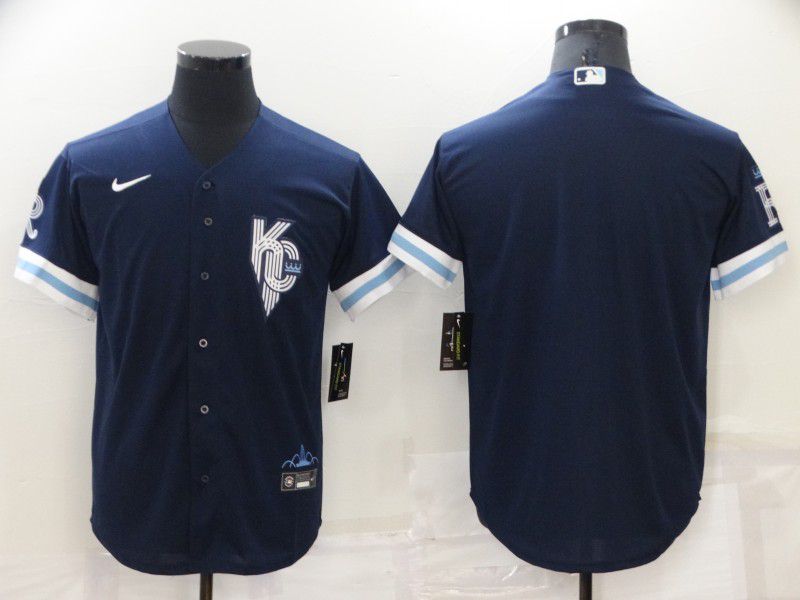 Cheap Men Kansas City Royals Blank Blue City Edition Game Nike 2022 MLB Jersey